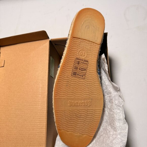 Soludos Men's Dali Canvas Slip on Espadrilles Navy Size 10 NEW - Picture 3 of 7